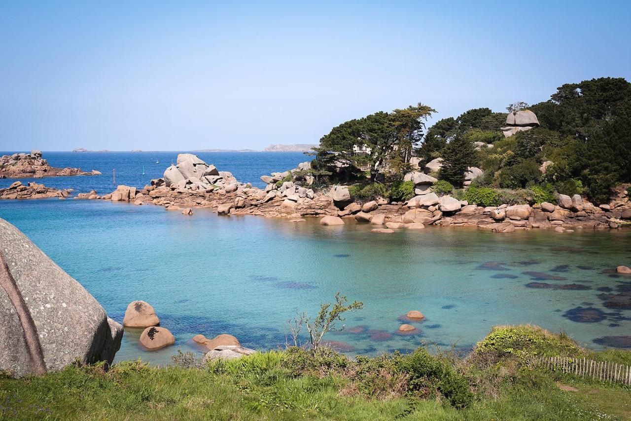 Logis Hotel Saint Guirec Et De La Plage Perros-Guirec Dış mekan fotoğraf