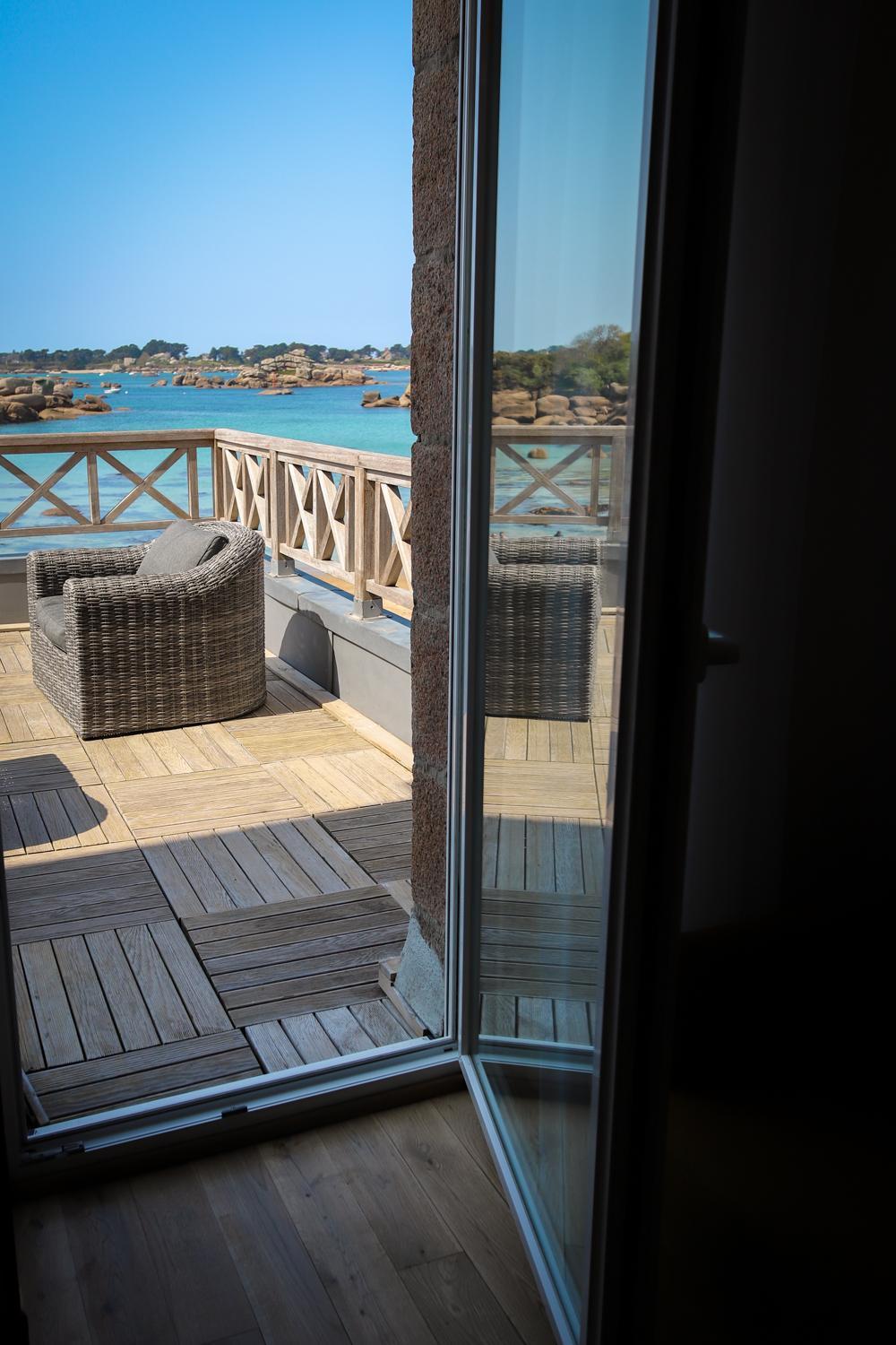 Logis Hotel Saint Guirec Et De La Plage Perros-Guirec Dış mekan fotoğraf